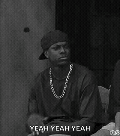 Man Wearing Hat And Necklace Saying Yeah Yeah Yeah GIF