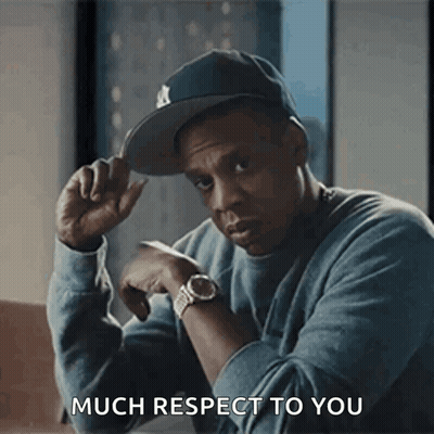Man Wearing Hat And Watch Saying Much Respect GIF