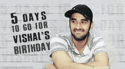 Man Wearing Hat Saying 5 Days To Go GIF
