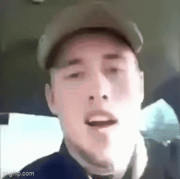 Man Wearing Hat Sitting In Car GIF