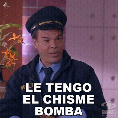 Man Wearing Hat That Says Seguridad GIF
