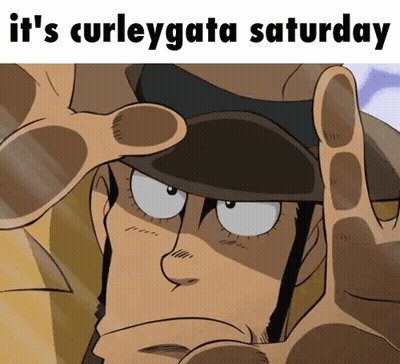 Man Wearing Hat With Curleygata Saturday GIF