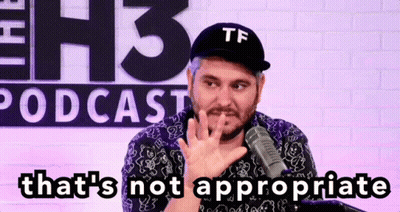 Man Wearing Hat With Letter TF GIF