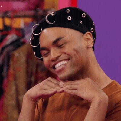 Man Wearing Hat With Rings GIF