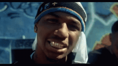 Man Wearing Headband And Bandana GIF