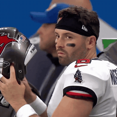 Man Wearing Headband That Says It Takes On GIF