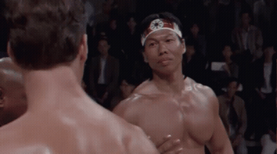Man Wearing Headband With Circle GIF