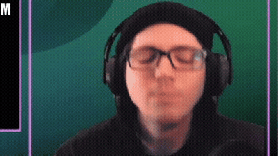 Man Wearing Headphones And Beanie GIF