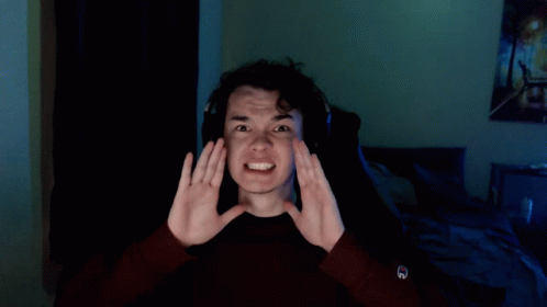 Man Wearing Headphones And Chris Shirt GIF