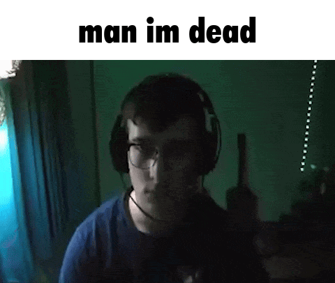Man Wearing Headphones And Glasses Holding Gun GIF