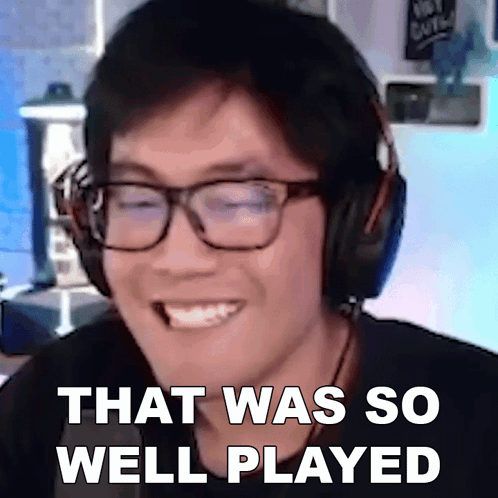 Man Wearing Headphones And Glasses Smiling GIF