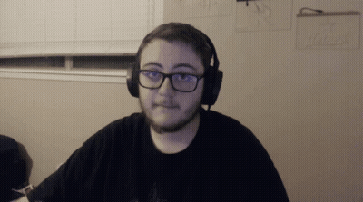Man Wearing Headphones And Glasses GIF