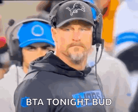 Man Wearing Headphones And Hat Says BTA Tonight Bud GIF