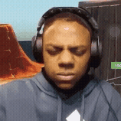 Man Wearing Headphones And Hoodie GIF