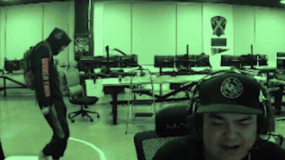Man Wearing Headphones And Ma Hat GIF