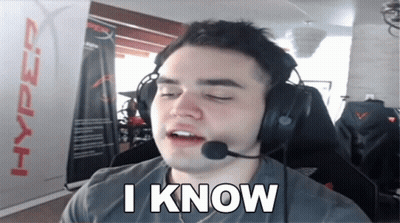 Man Wearing Headphones And Microphone Saying I Know GIF