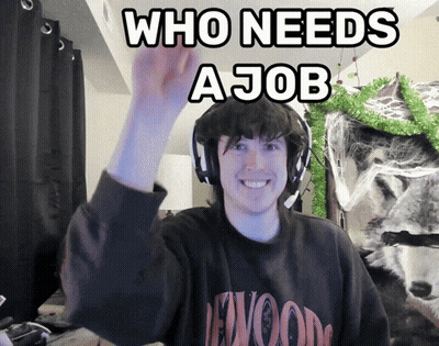 Man Wearing Headphones And Newwood Shirt GIF