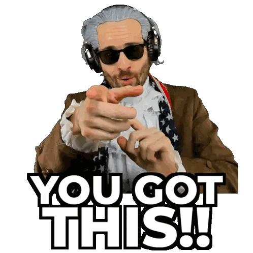 Man Wearing Headphones And Sunglasses Pointing Sticker