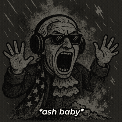 Man Wearing Headphones And Sunglasses Saying Ash Baby GIF