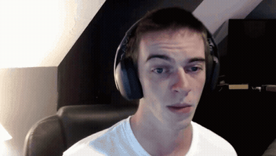 Man Wearing Headphones And White Shirt GIF