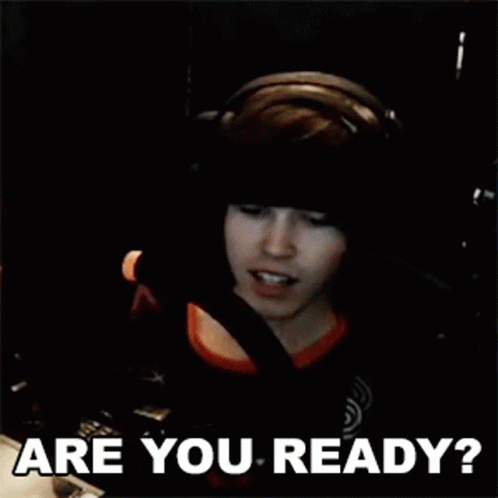 Man Wearing Headphones Asking Are You Ready GIF