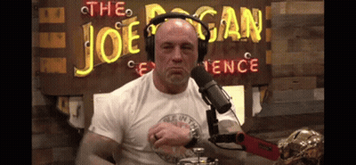 Man Wearing Headphones At Microphone The Joe Rogan Experience GIF