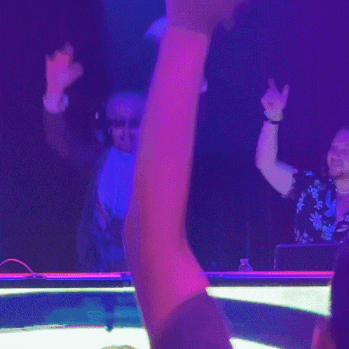 Man Wearing Headphones Holding Microphone While Dancing GIF