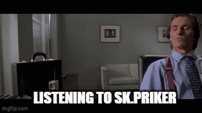 Man Wearing Headphones Listening To Sk Priker GIF