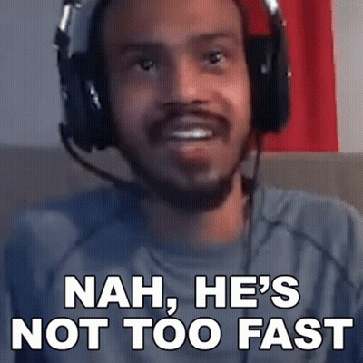 Man Wearing Headphones Making Funny Face GIF