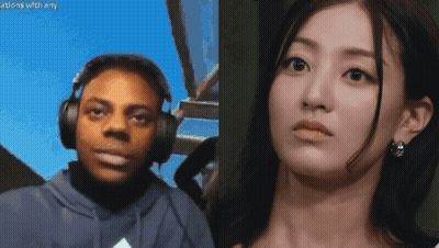 Man Wearing Headphones Next To Woman GIF