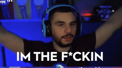 Man Wearing Headphones Saying Best GIF