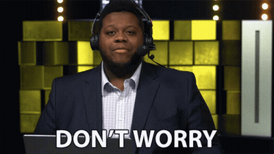 Man Wearing Headphones Saying Dont Worry GIF