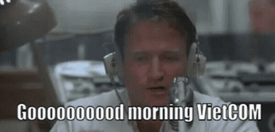 Man Wearing Headphones Saying Good Morning Vietcom GIF