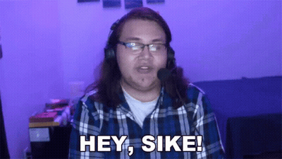 Man Wearing Headphones Saying Hey Sike GIF