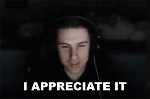 Man Wearing Headphones Saying I Appreciate It GIF