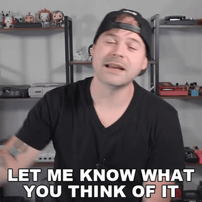 Man Wearing Headphones Saying Let Me Know GIF