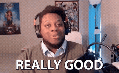 Man Wearing Headphones Saying Really Good GIF