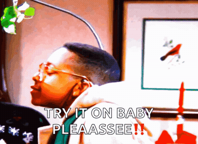Man Wearing Headphones Saying Try It On Baby GIF