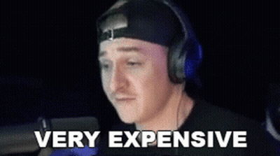 Man Wearing Headphones Saying Very Expensive GIF