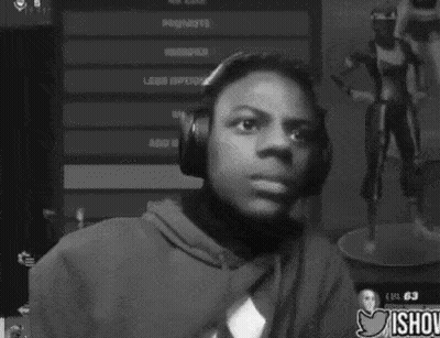 Man Wearing Headphones Smiling GIF