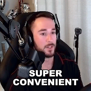 Man Wearing Headphones Super Convenient GIF