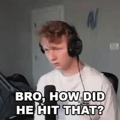 Man Wearing Headphones Talking Into Microphone GIF