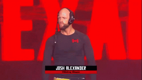 Man Wearing Headphones With Josh Alexander GIF