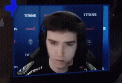 Man Wearing Headphones With Titans Shirt GIF