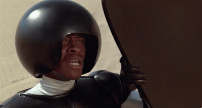 Man Wearing Helmet Holding Shield We GIF
