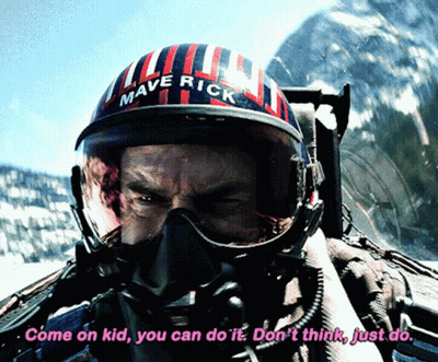 Man Wearing Helmet Saying Maverick GIF