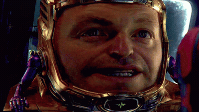 Man Wearing Helmet With Heartbeat GIF