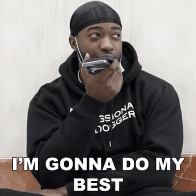 Man Wearing Hoodie Saying 3Siona Dogger GIF