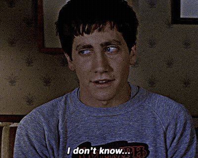 Man Wearing I Don't Know Shirt GIF