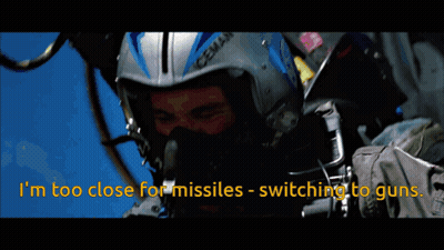 Man Wearing Iceman Helmet GIF